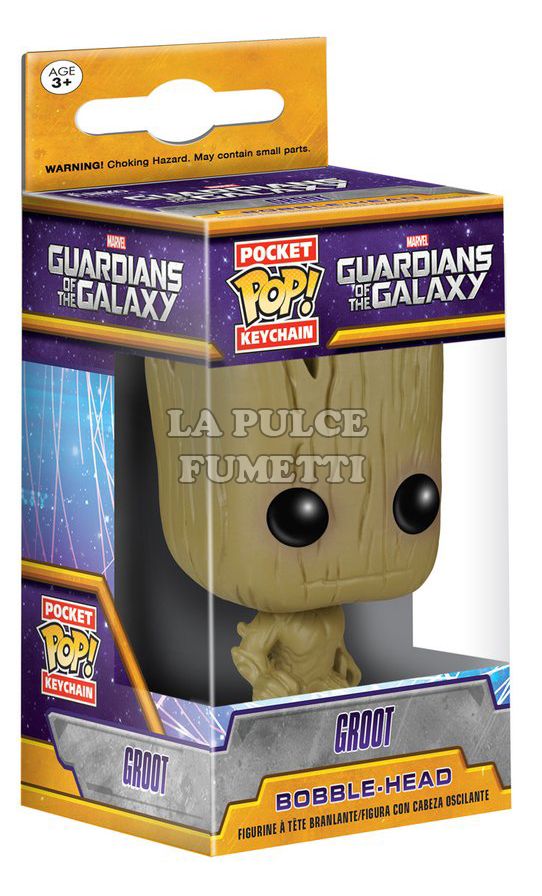 GUARDIAN OF THE GALAXY: GROOT - POP FUNKO POCKET KEYCHAN 4 CM